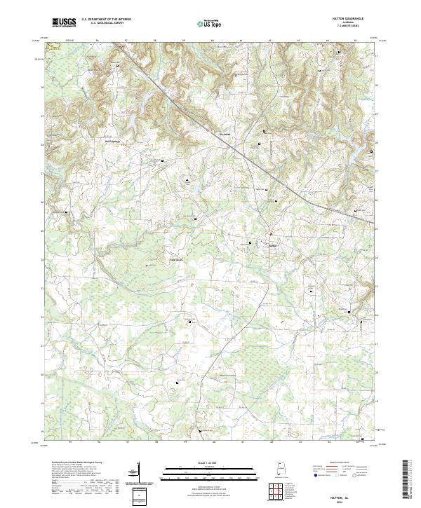 Hatton topographic map thumbnail
