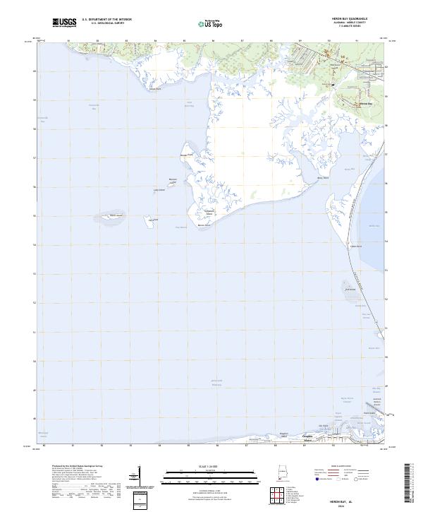Heron Bay topographic map thumbnail
