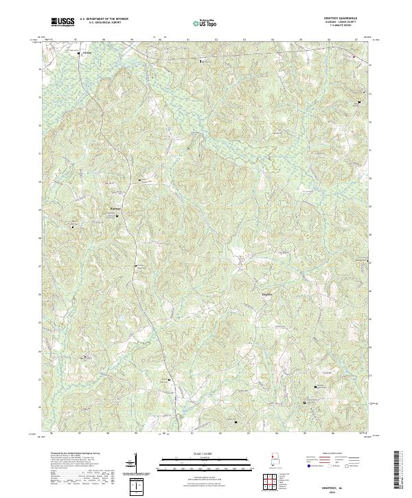 Hightogy topographic map thumbnail