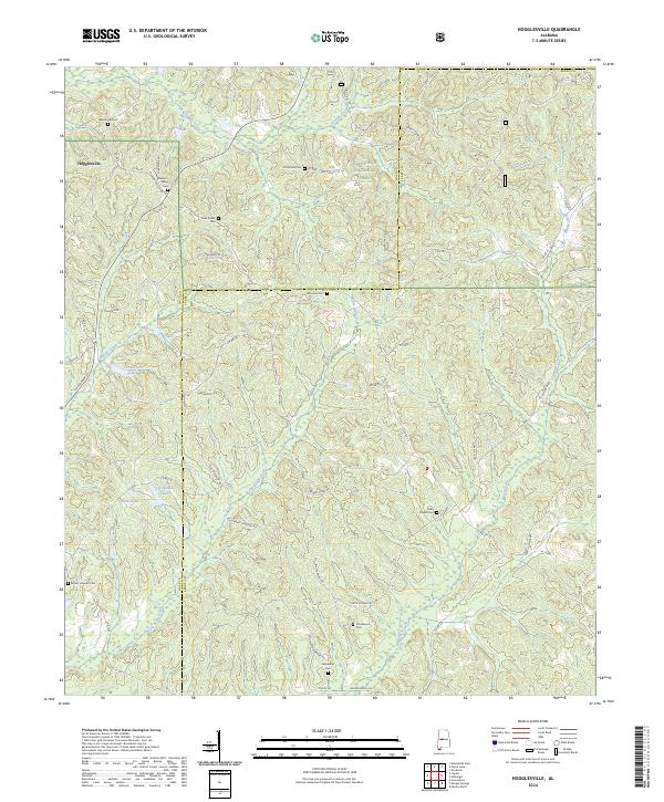 Hogglesville topographic map thumbnail