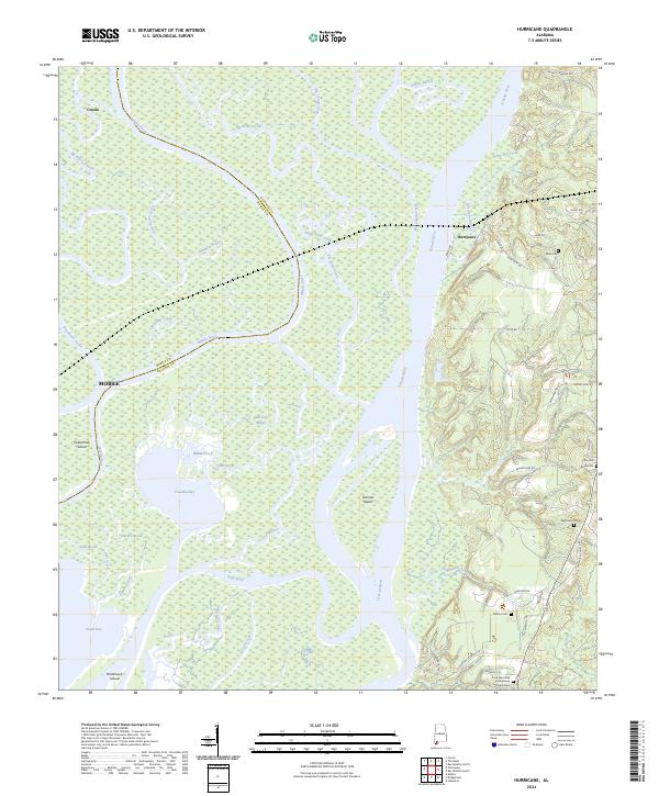 Hurricane topographic map thumbnail