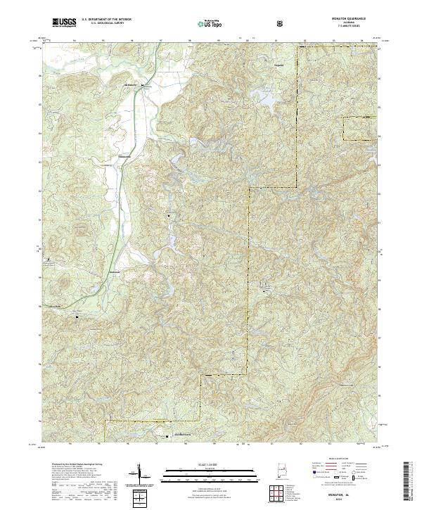 Ironaton topographic map thumbnail