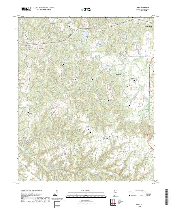 Isbell topographic map thumbnail