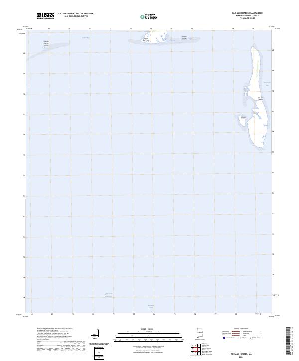 Isle aux Herbes topographic map thumbnail