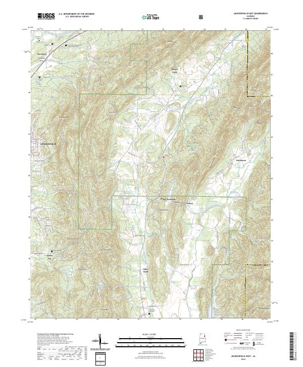 Jacksonville East topographic map thumbnail