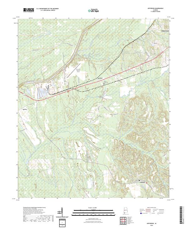 Jefferson topographic map thumbnail