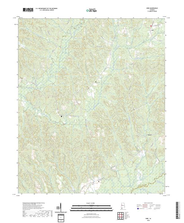 Kirk topographic map thumbnail