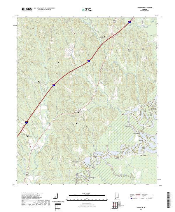 Knoxville topographic map thumbnail