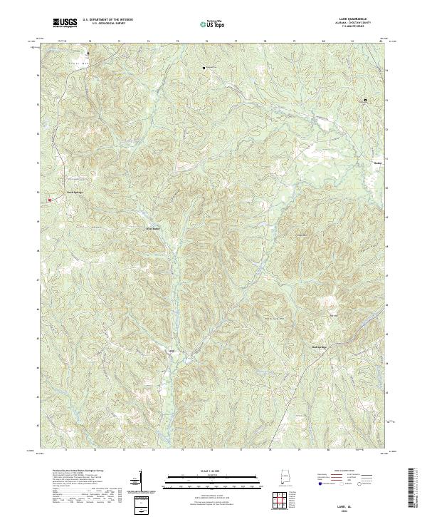 Land topographic map thumbnail