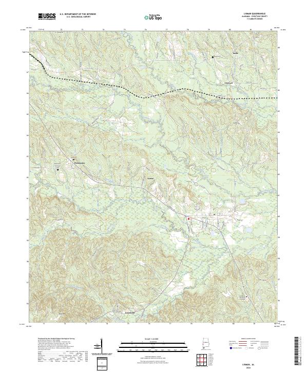 Lisman topographic map thumbnail