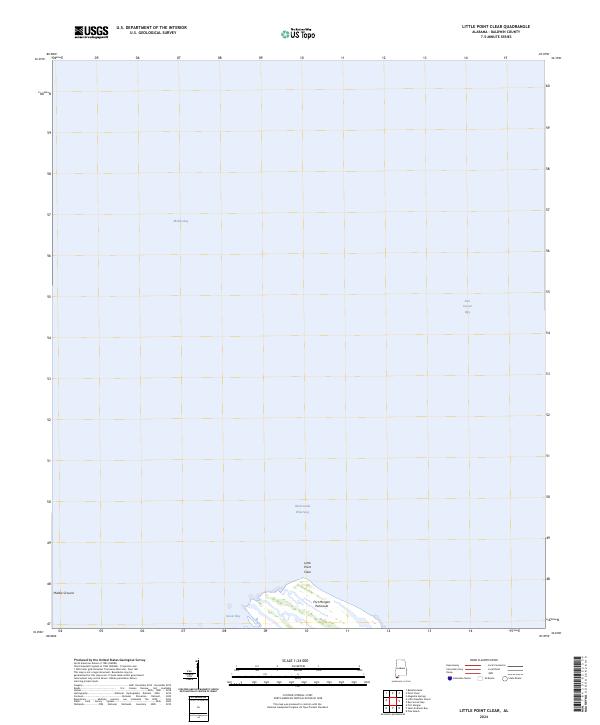 Little Point Clear topographic map thumbnail