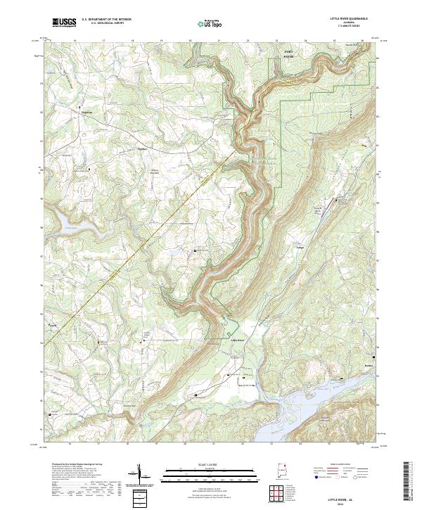 Little River topographic map thumbnail