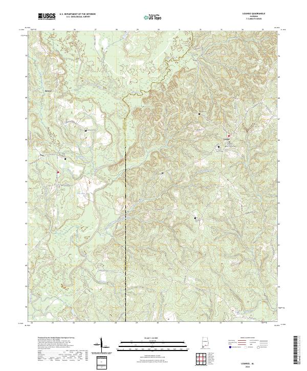 Loango topographic map thumbnail