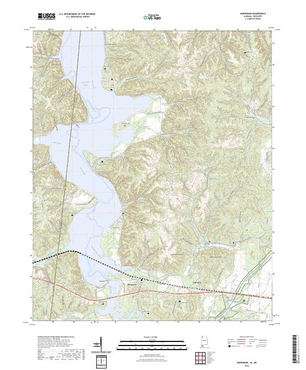 Margerum topographic map thumbnail