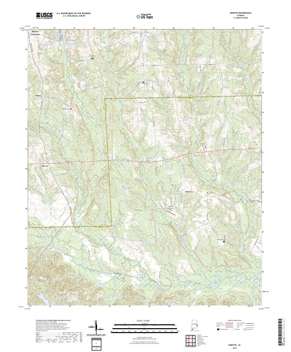 Marvyn topographic map thumbnail