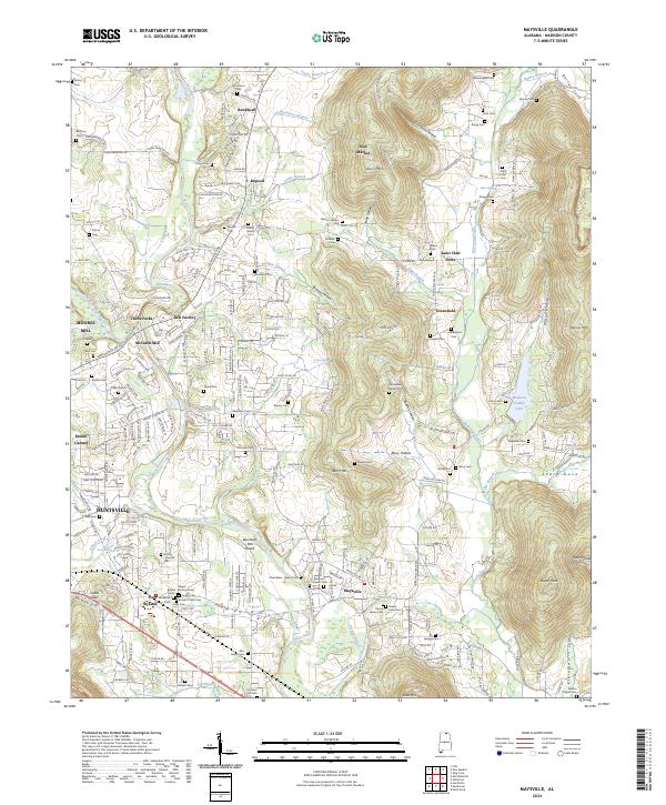 Maysville topographic map thumbnail
