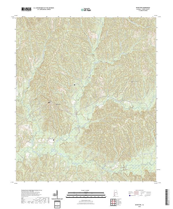 McEntyre topographic map thumbnail