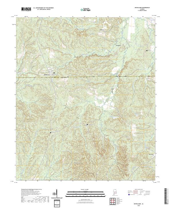 McWilliams topographic map thumbnail