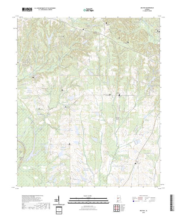 Melton topographic map thumbnail