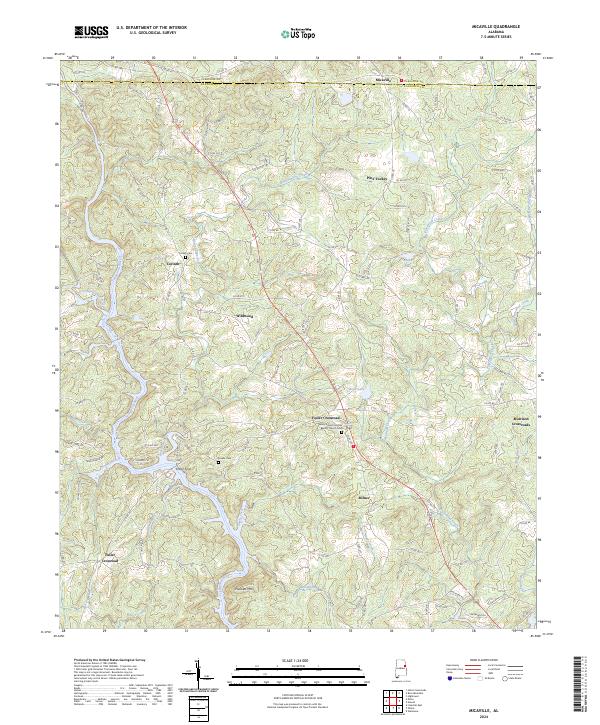 Micaville topographic map thumbnail
