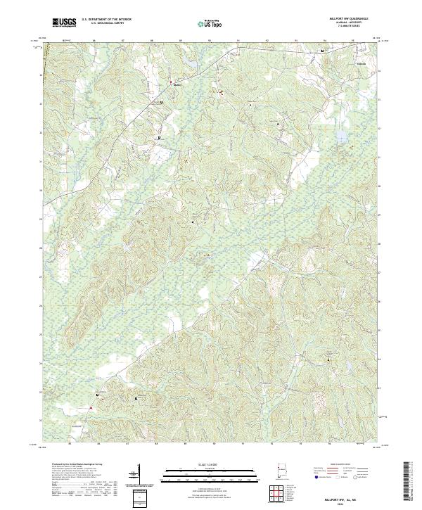 Millport NW topographic map thumbnail