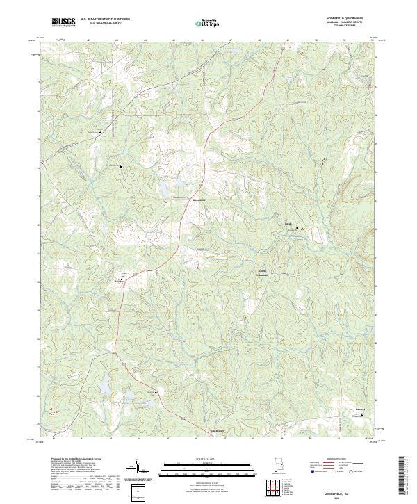 Moorefield topographic map thumbnail