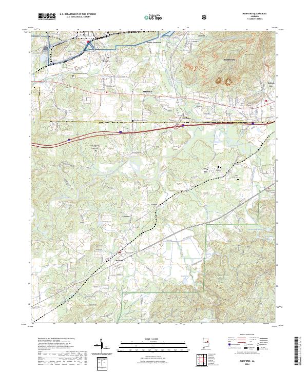 Munford topographic map thumbnail