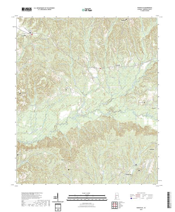Nanafalia topographic map thumbnail