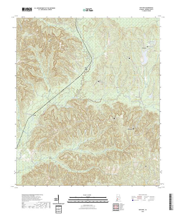 Natchez topographic map thumbnail
