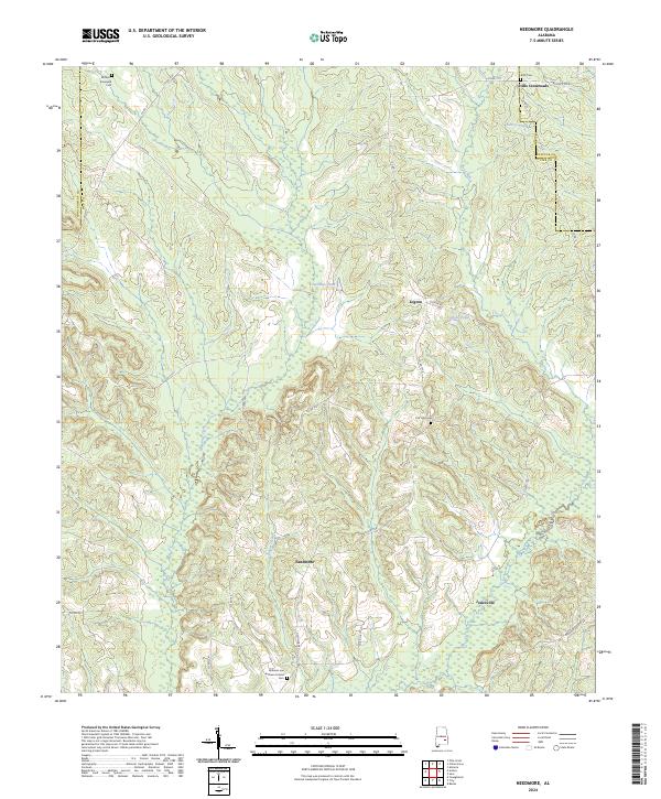 Needmore topographic map thumbnail