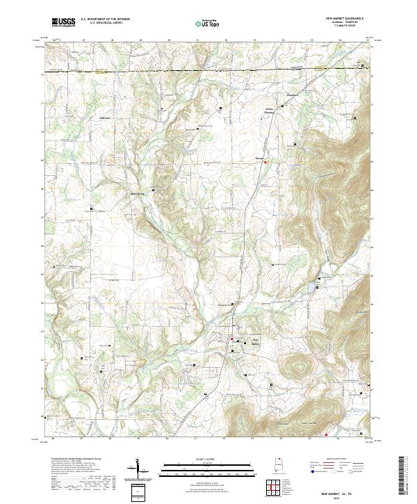 New Market topographic map thumbnail