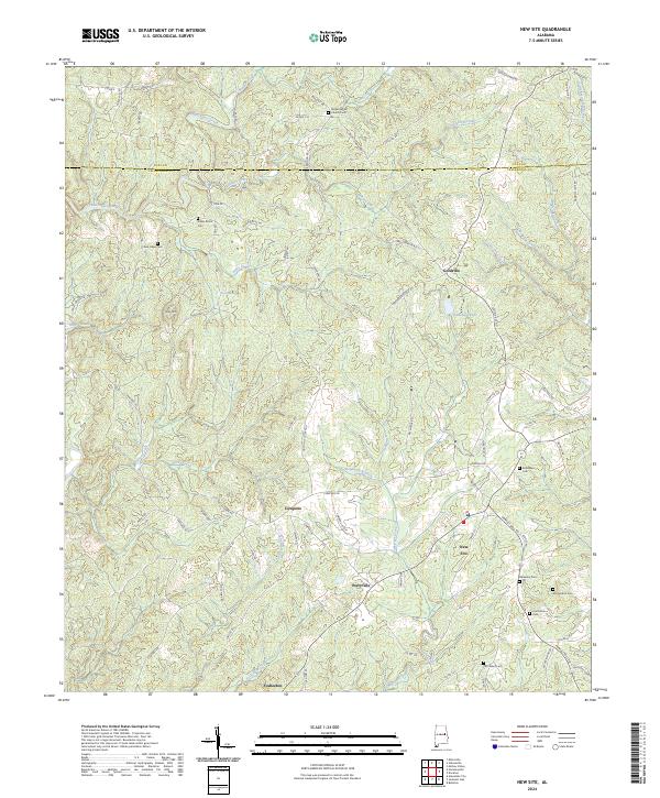 New Site topographic map thumbnail