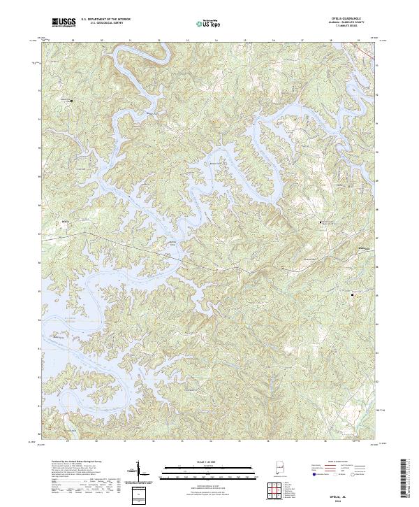 Ofelia topographic map thumbnail