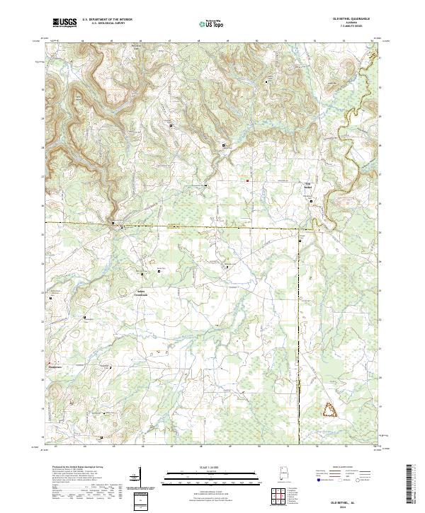 Old Bethel topographic map thumbnail