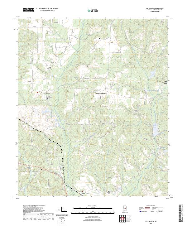 Old Kingston topographic map thumbnail