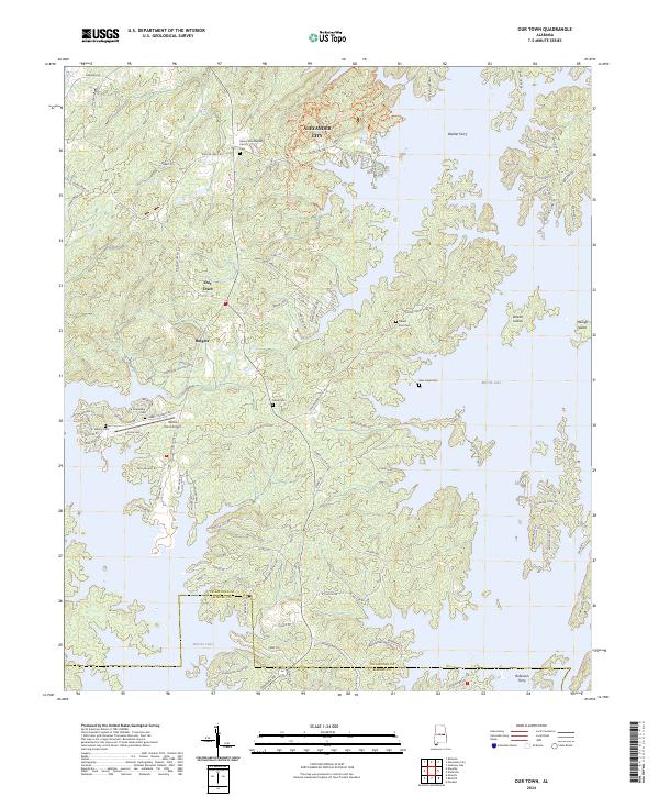 Our Town topographic map thumbnail
