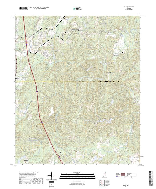Ozan topographic map thumbnail