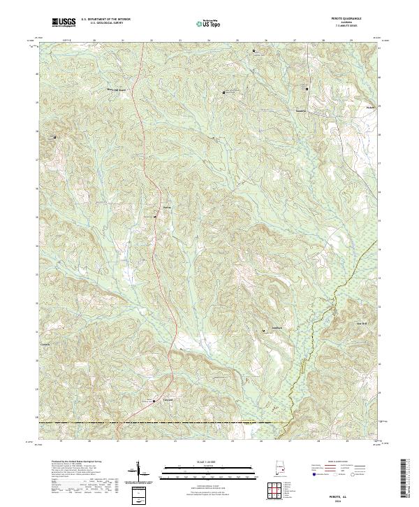Perote topographic map thumbnail