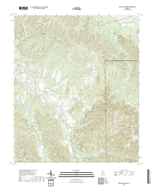 Pine Apple North topographic map thumbnail