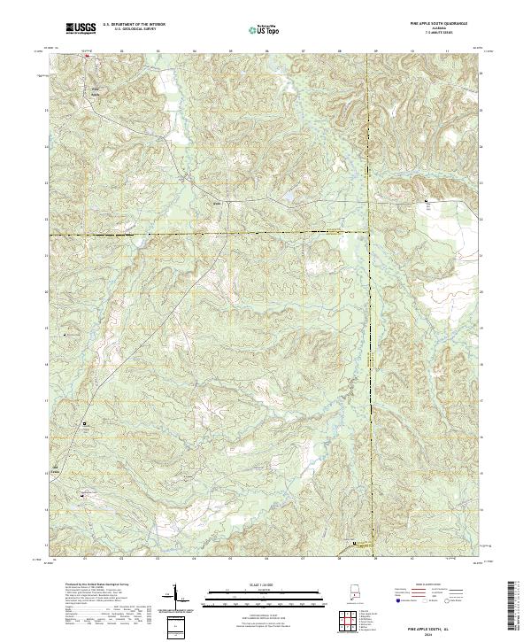 Pine Apple South topographic map thumbnail