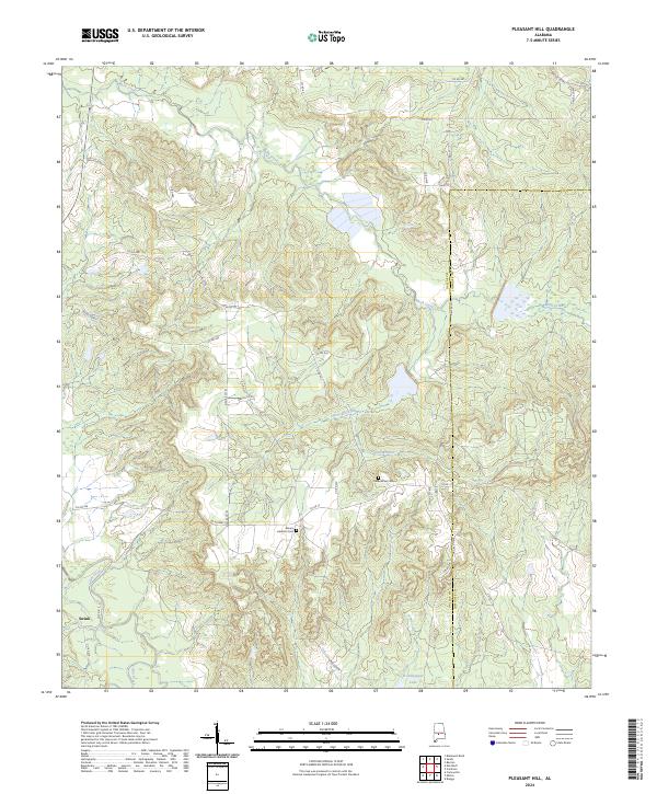 Pleasant Hill topographic map thumbnail