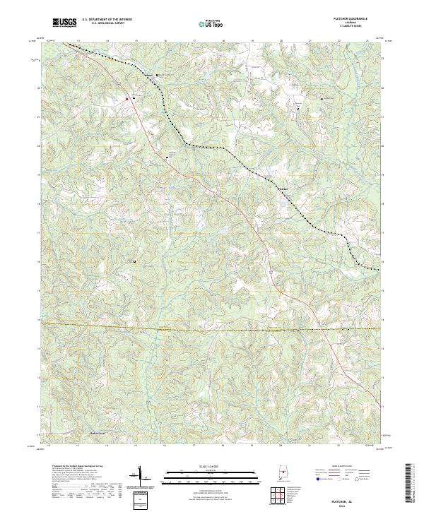 Pletcher topographic map thumbnail