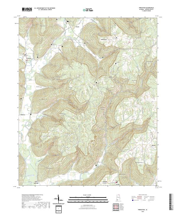Princeton topographic map thumbnail