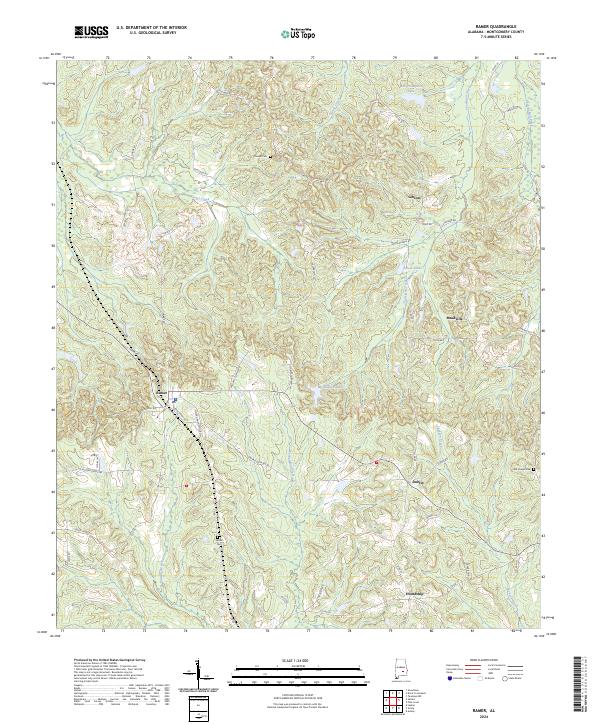 Ramer topographic map thumbnail