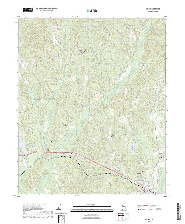 Reform topographic map thumbnail