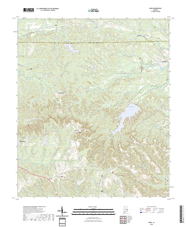 Roba topographic map thumbnail