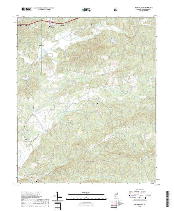 Ross Mountain topographic map thumbnail