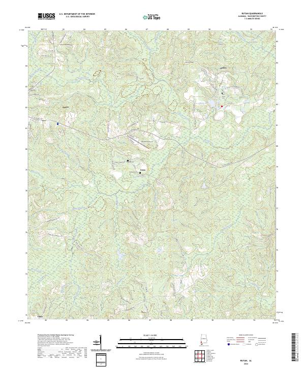 Rutan topographic map thumbnail