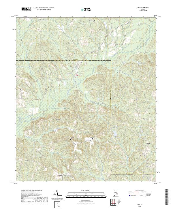 Saco topographic map thumbnail