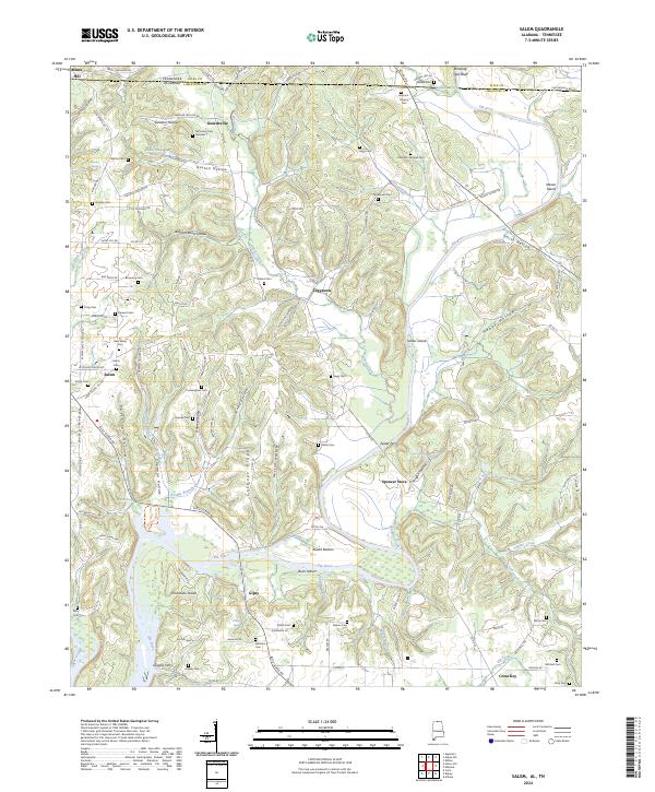 Salem topographic map thumbnail